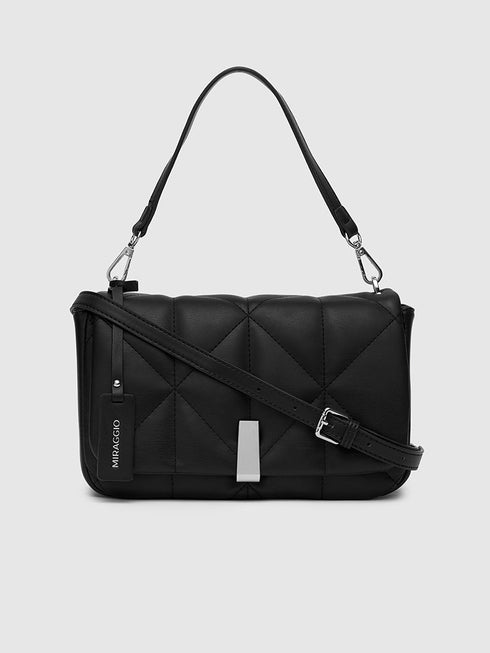 Genevieve Quilted Top Handle Sling Bag